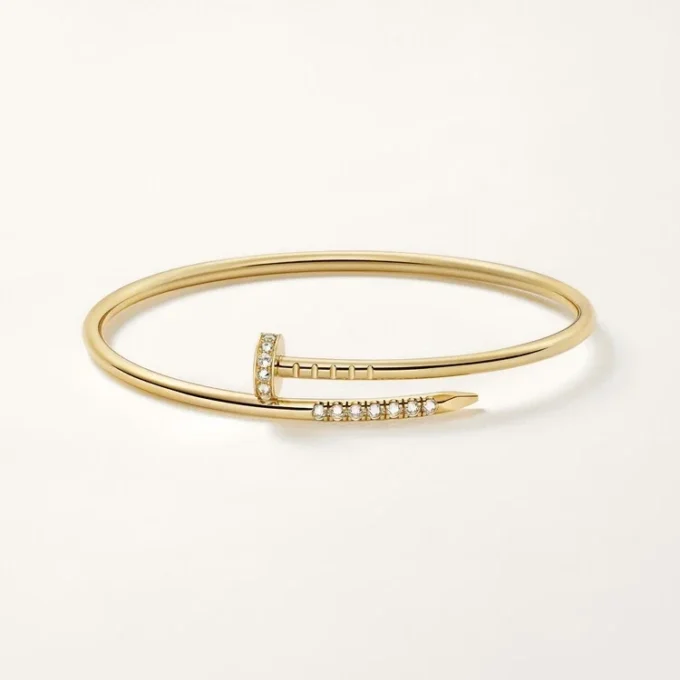 Juste Un Clou-armband, liten modell, bakåtvända diamanter