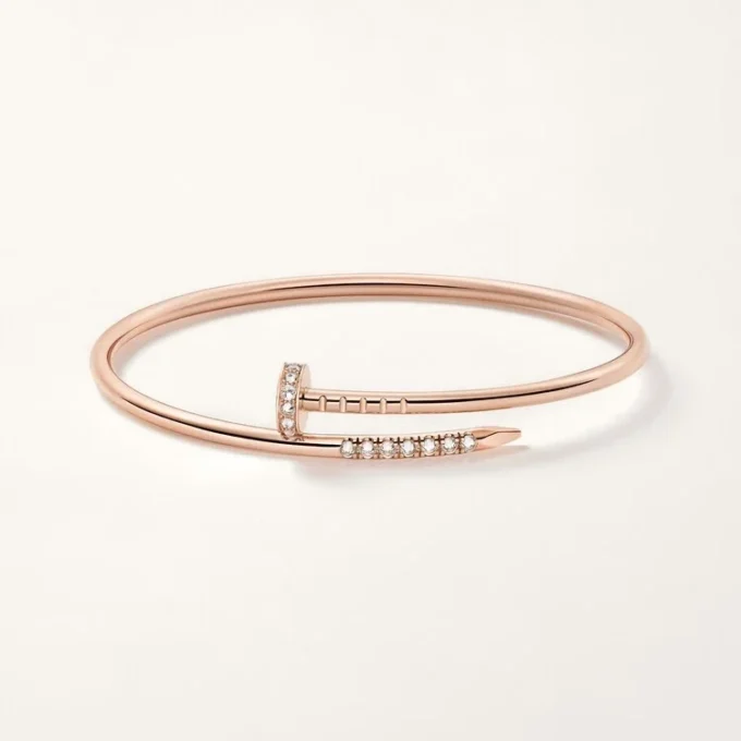 Juste Un Clou-armband, liten modell, bakåtvända diamanter