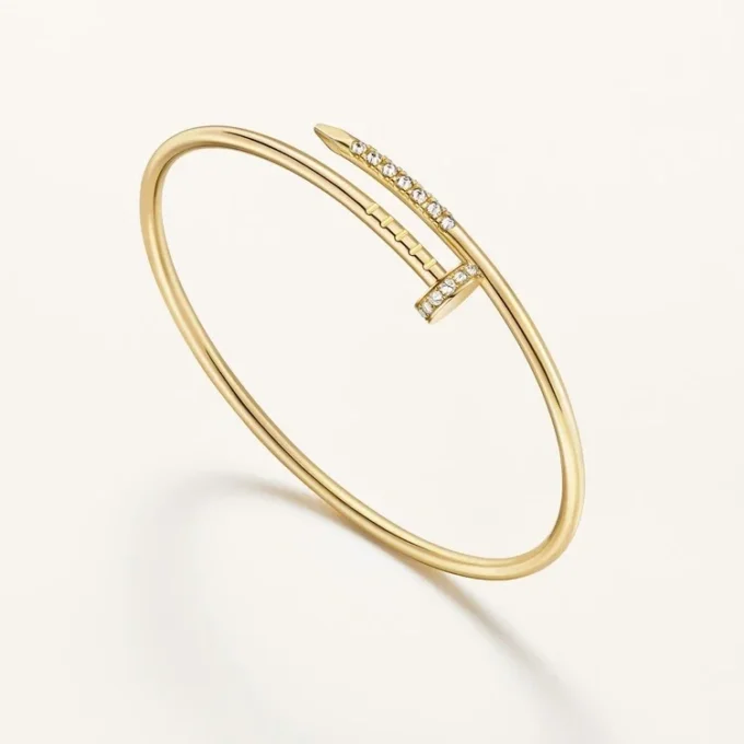 Juste Un Clou-armband, liten modell, bakåtvända diamanter