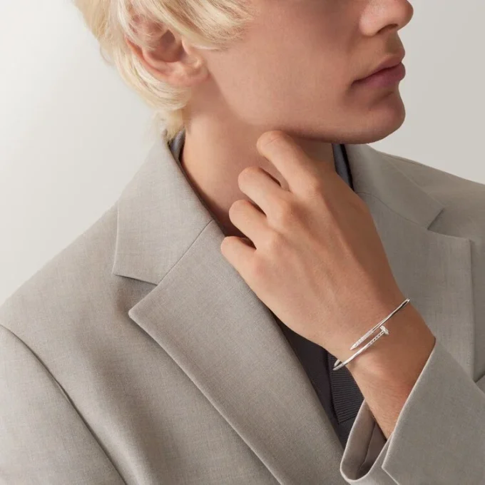 Juste Un Clou-armband, liten modell, bakåtvända diamanter