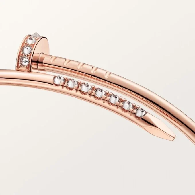 Juste Un Clou-armband, liten modell, bakåtvända diamanter