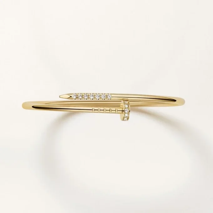 Juste Un Clou-armband, liten modell, bakåtvända diamanter