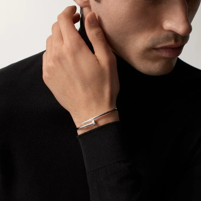 Juste Un Clou-armband, liten modell, diamanter