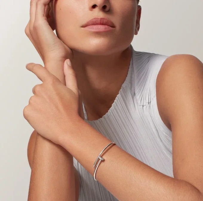 Juste Un Clou-armband, liten modell, diamanter
