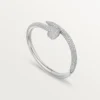 Juste Un Clou-armband, stor modell, halvpavé