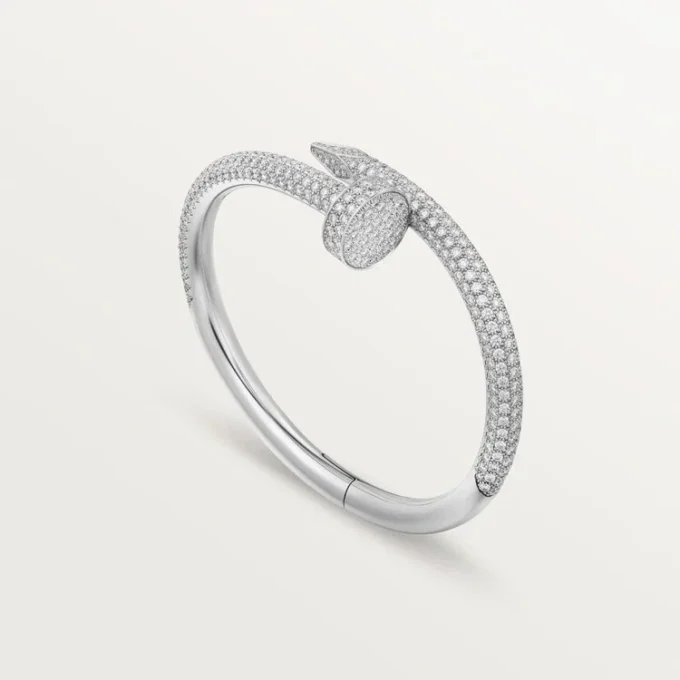 Juste Un Clou-armband, stor modell, halvpavé