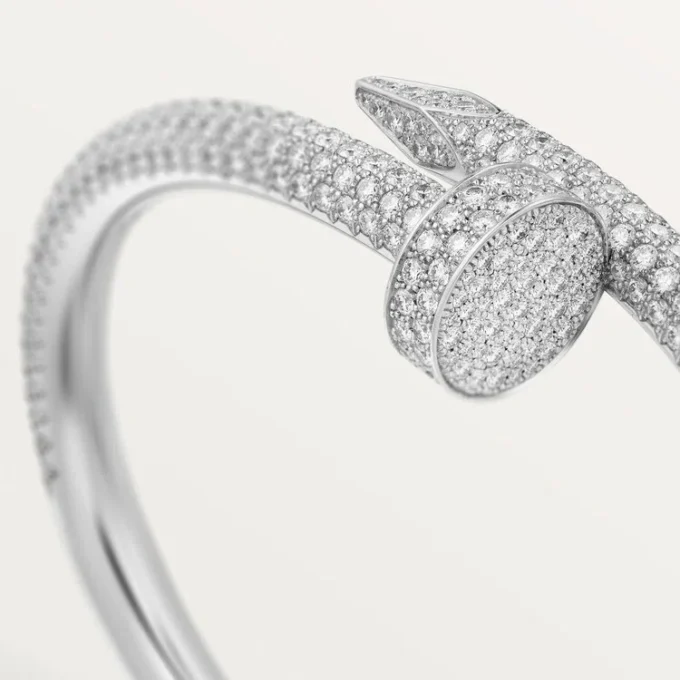 Juste Un Clou-armband, stor modell, halvpavé