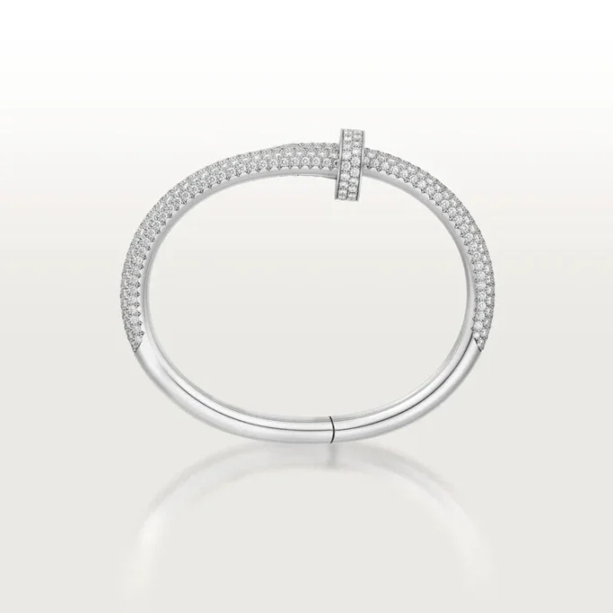 Juste Un Clou-armband, stor modell, halvpavé