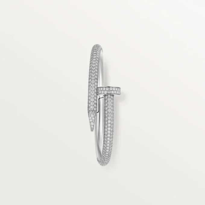 Juste Un Clou-armband, stor modell, halvpavé