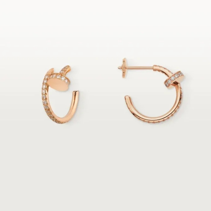 Juste Un Clou diamantörhängen, roséguld | Cartier Us Juste Un Clou diamantörhängen, roséguld | Cartier Us