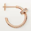 Juste Un Clou diamantörhängen, roséguld | Cartier Us Juste Un Clou diamantörhängen, roséguld | Cartier Us