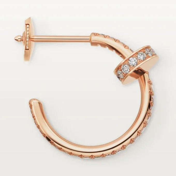 Juste Un Clou diamantörhängen, roséguld | Cartier Us Juste Un Clou diamantörhängen, roséguld | Cartier Us