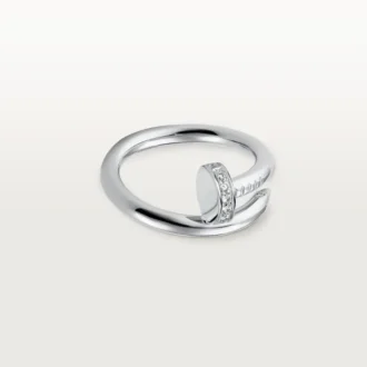 Juste Un Clou – diamantring i vitt guld | Cartier Us