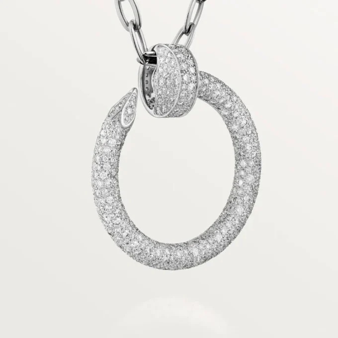 Juste Un Clou långt halsband, Multiwear, extra stor modell, pavé Juste Un Clou långt halsband, Multiwear, extra stor modell, pavé