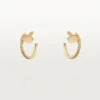Juste Un Clou-örhängen – gult guld, diamanter – Cartier Juste Un Clou-örhängen – gult guld, diamanter – Cartier