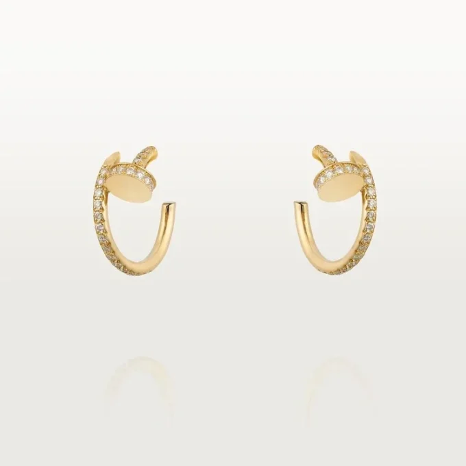 Juste Un Clou-örhängen – gult guld, diamanter – Cartier Juste Un Clou-örhängen – gult guld, diamanter – Cartier