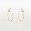 Juste Un Clou-örhängen – gult guld, diamanter – Cartier Juste Un Clou-örhängen – gult guld, diamanter – Cartier