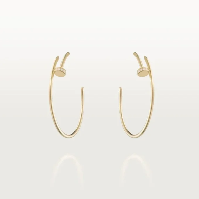 Juste Un Clou-örhängen – gult guld, diamanter – Cartier Juste Un Clou-örhängen – gult guld, diamanter – Cartier