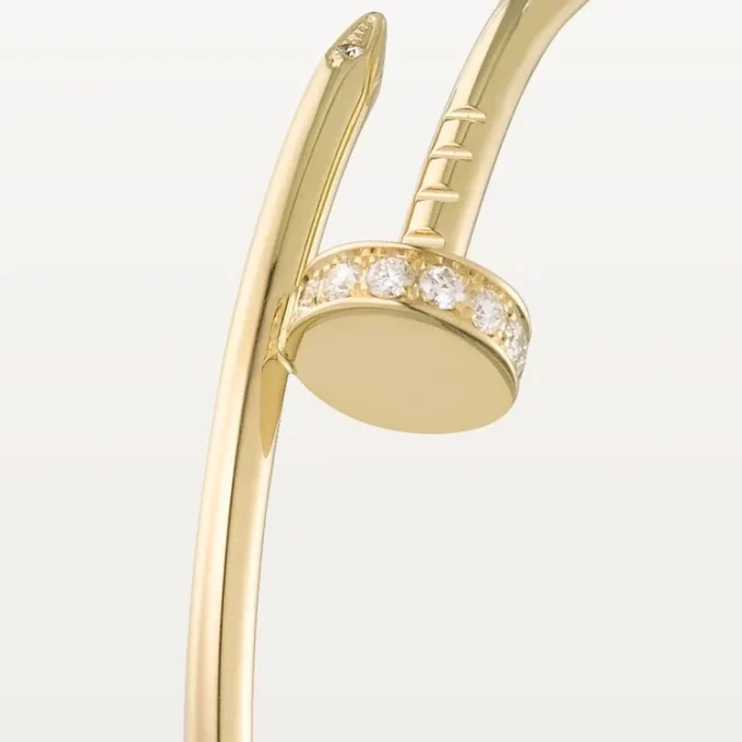 Juste Un Clou-örhängen – gult guld, diamanter – Cartier Juste Un Clou-örhängen – gult guld, diamanter – Cartier