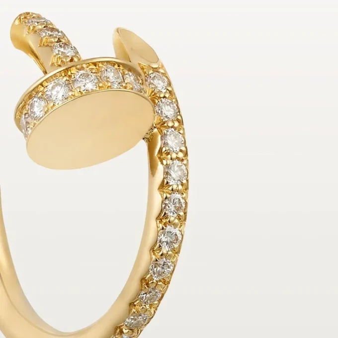 Juste Un Clou-örhängen – gult guld, diamanter – Cartier Juste Un Clou-örhängen – gult guld, diamanter – Cartier