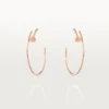 Juste Un Clou-örhängen – rosa guld, diamanter – Cartier Juste Un Clou-örhängen – rosa guld, diamanter – Cartier