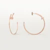 Juste Un Clou-örhängen – rosa guld, diamanter – Cartier Juste Un Clou-örhängen – rosa guld, diamanter – Cartier