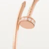 Juste Un Clou-örhängen – rosa guld, diamanter – Cartier Juste Un Clou-örhängen – rosa guld, diamanter – Cartier