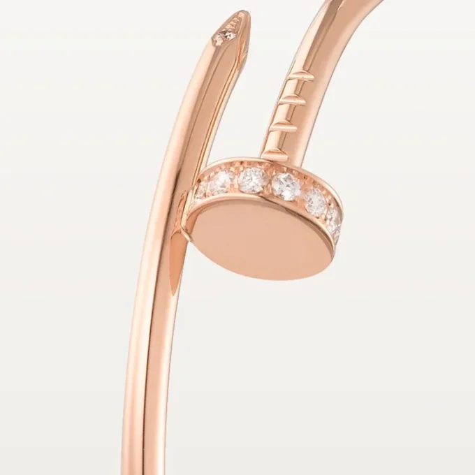 Juste Un Clou-örhängen – rosa guld, diamanter – Cartier Juste Un Clou-örhängen – rosa guld, diamanter – Cartier