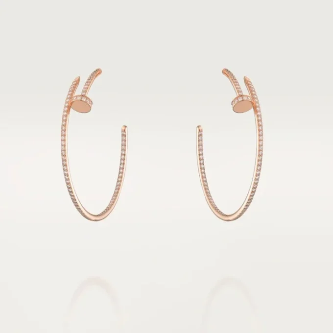 Juste Un Clou örhängen – Roséguld, diamanter – Cartier Juste Un Clou örhängen – Roséguld, diamanter – Cartier