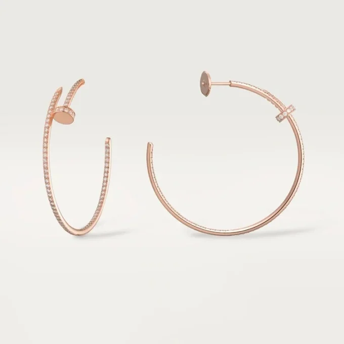 Juste Un Clou örhängen – Roséguld, diamanter – Cartier Juste Un Clou örhängen – Roséguld, diamanter – Cartier