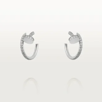 Juste Un Clou-örhängen – vitguld, diamanter – Cartier