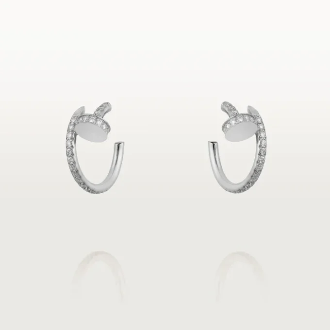 Juste Un Clou-örhängen – vitguld, diamanter – Cartier Juste Un Clou-örhängen – vitguld, diamanter – Cartier