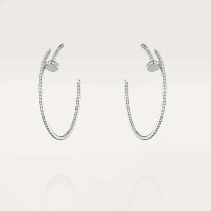 Juste Un Clou-örhängen – vitguld, diamanter – Cartier Juste Un Clou-örhängen – vitguld, diamanter – Cartier