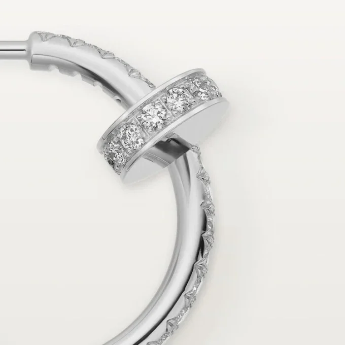 Juste Un Clou-örhängen – vitguld, diamanter – Cartier Juste Un Clou-örhängen – vitguld, diamanter – Cartier