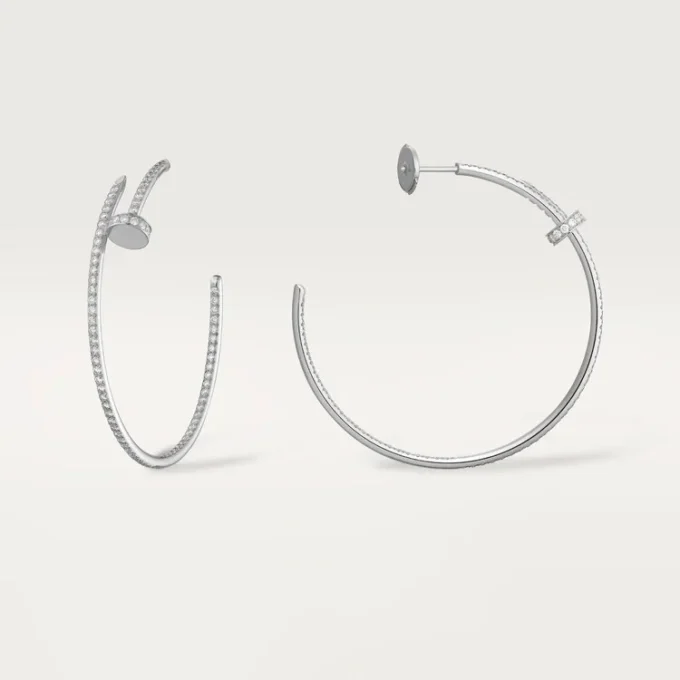 Juste Un Clou-örhängen – vitguld, diamanter – Cartier Juste Un Clou-örhängen – vitguld, diamanter – Cartier