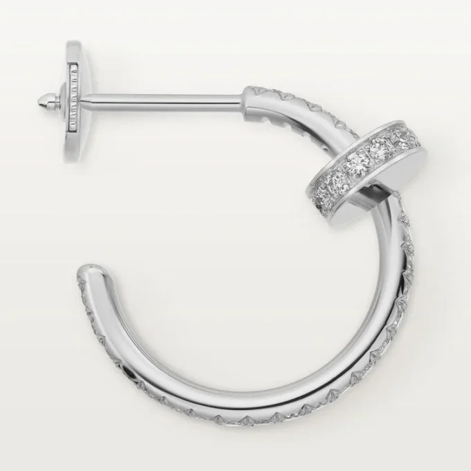 Juste Un Clou-örhängen – vitguld, diamanter – Cartier Juste Un Clou-örhängen – vitguld, diamanter – Cartier