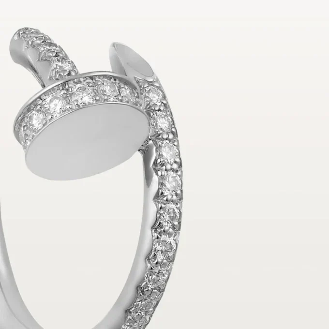 Juste Un Clou-örhängen – vitguld, diamanter – Cartier Juste Un Clou-örhängen – vitguld, diamanter – Cartier