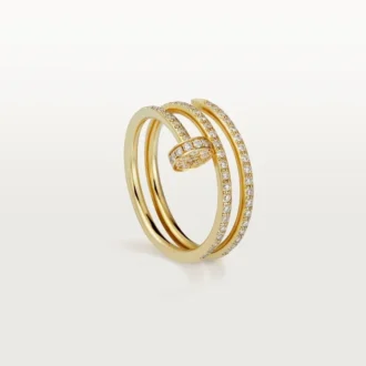 Juste Un Clou-ring – gult guld, diamanter – Cartier
