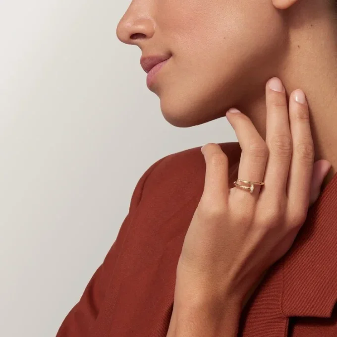 Juste Un Clou-ring, liten modell, diamanter Juste Un Clou-ring, liten modell, diamanter