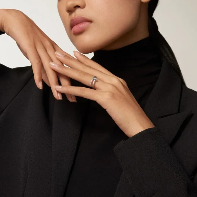 Juste Un Clou-ring, liten modell, diamanter Juste Un Clou-ring, liten modell, diamanter