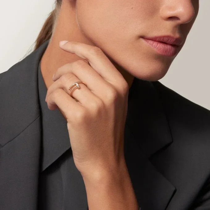 Juste Un Clou-ring, liten modell, diamanter Juste Un Clou-ring, liten modell, diamanter