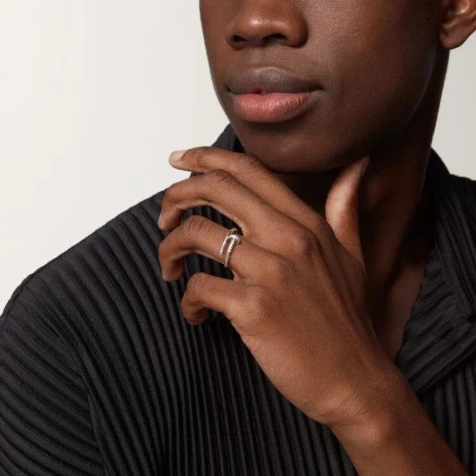 Juste Un Clou-ring, liten modell, diamanter Juste Un Clou-ring, liten modell, diamanter