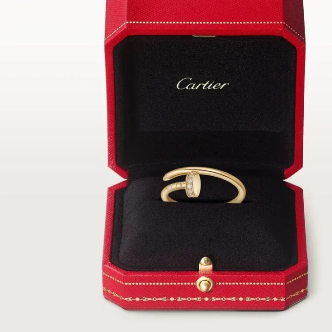 Juste Un Clou-ring, liten modell, diamanter Juste Un Clou-ring, liten modell, diamanter