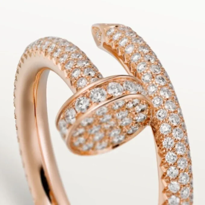 Juste Un Clou-ring – Roséguld, diamanter – Cartier Juste Un Clou-ring – Roséguld, diamanter – Cartier