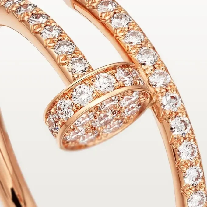 Juste Un Clou-ring – Roséguld, diamanter – Cartier Juste Un Clou-ring – Roséguld, diamanter – Cartier