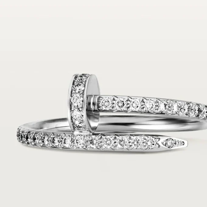 Juste Un Clou-ring – vitguld, diamanter – Cartier Juste Un Clou-ring – vitguld, diamanter – Cartier
