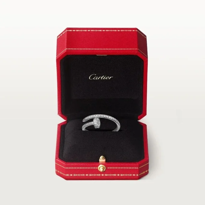 Juste Un Clou-ring – vitguld, diamanter – Cartier Juste Un Clou-ring – vitguld, diamanter – Cartier