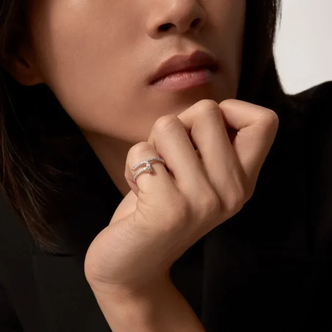 Juste Un Clou-ring – vitguld, diamanter – Cartier Juste Un Clou-ring – vitguld, diamanter – Cartier