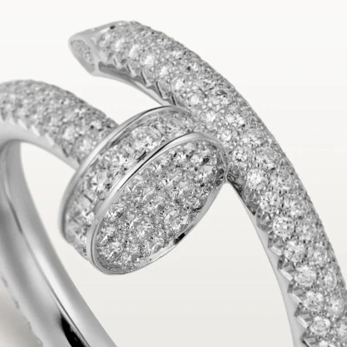 Juste Un Clou-ring – vitguld, diamanter – Cartier Juste Un Clou-ring – vitguld, diamanter – Cartier