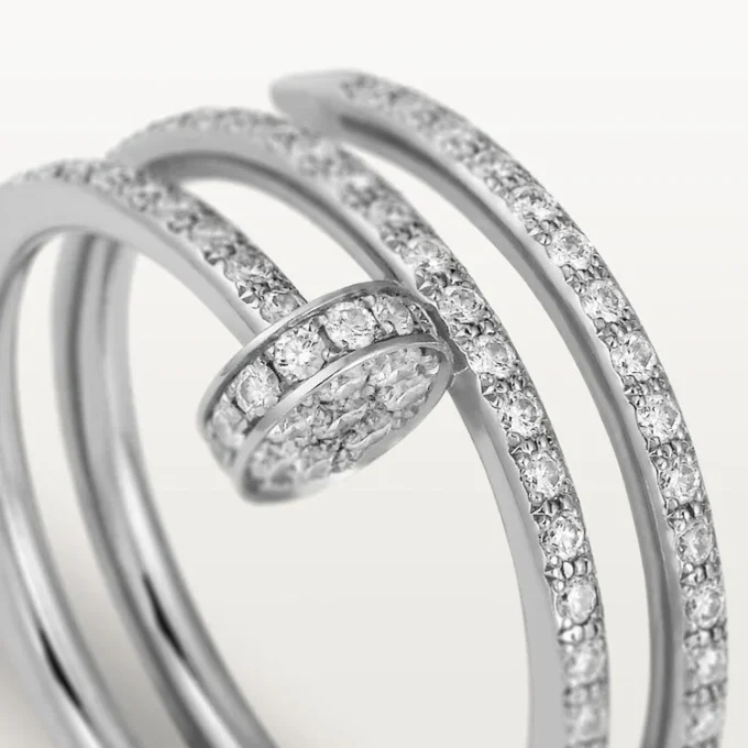 Juste Un Clou-ring – vitguld, diamanter – Cartier Juste Un Clou-ring – vitguld, diamanter – Cartier